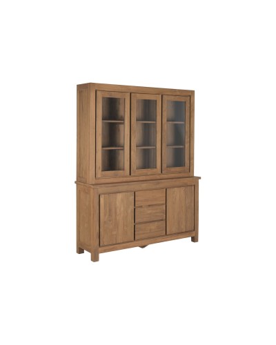 Display Stand Home ESPRIT Crystal Teak 160 X 45 X 210 CM