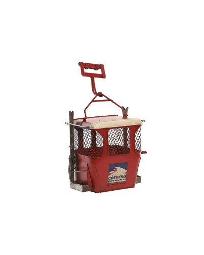 Statua Decorativa Home ESPRIT Rosso Vintage 18 x 12 x 18 cm