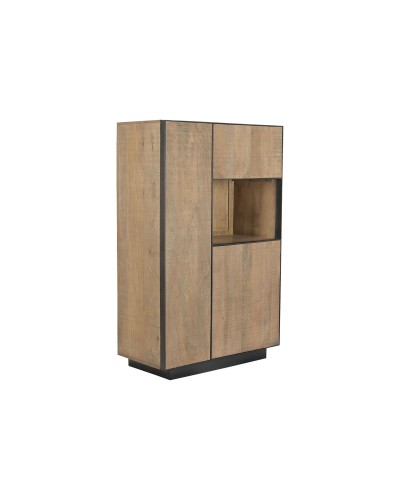Stand Espositore Home ESPRIT Cristallo Legno di mango 89 X 44 X 140 CM