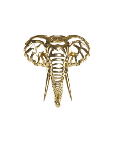 Decorazione da Parete Home ESPRIT Dorato Elefante Moderno 47 X 27,5 X 50,5 CM