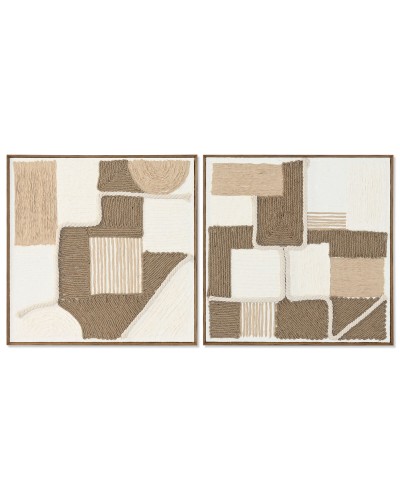 Bild Home ESPRIT Jute Papier 60 X 3,6 X 60 CM (2 Stück)