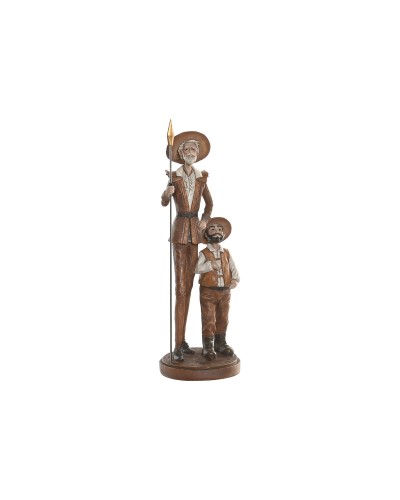 Decorative Figure Home ESPRIT Brown 14 X 13 X 38,5 CM