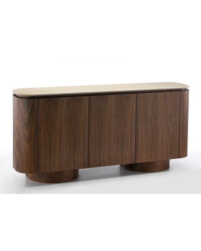 Aparador Home ESPRIT Marrón Madera MDF 180 x 40 x 85 cm