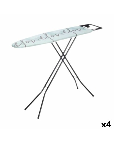 Table à Repasser Kipit Love Noir Vert Métal Tissu (4 Unités)