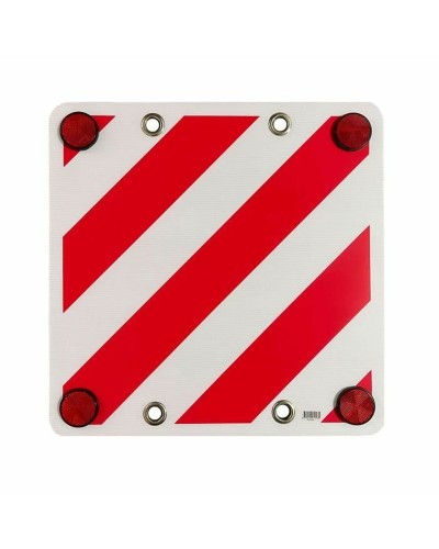 Hervorstehendes Ladeschild Optima Weiß Rot