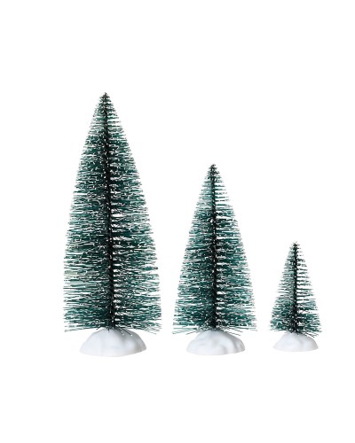 Christmas Tree Lumineo Green Plastic Snowfall Pinewood 10 Pieces