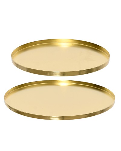 Koristelautanen Decoris Kullattu (2 osaa)