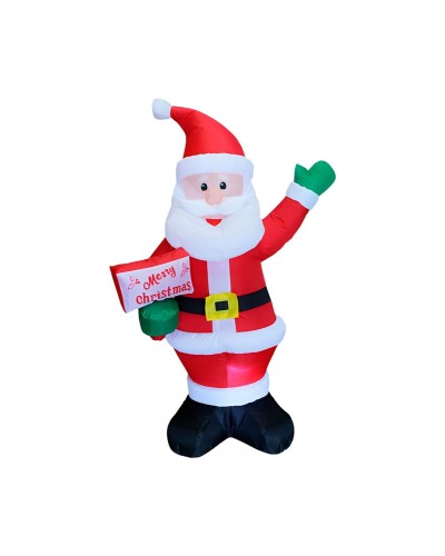 Kerstman BASIC & CO 75 x 50 x 125 cm Opblaasbaar