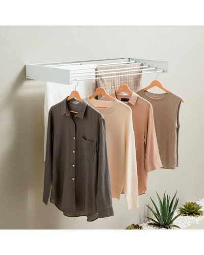 Foldable Extendable Retractable Wall Clothes Drying Rack Dryva 100 InnovaGoods