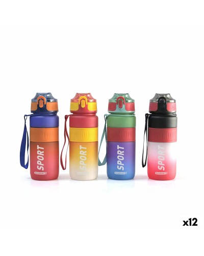 Botella de Agua Bewinner Multicolor 0,75 L 7,6 x 27,5 cm (12 Unidades)