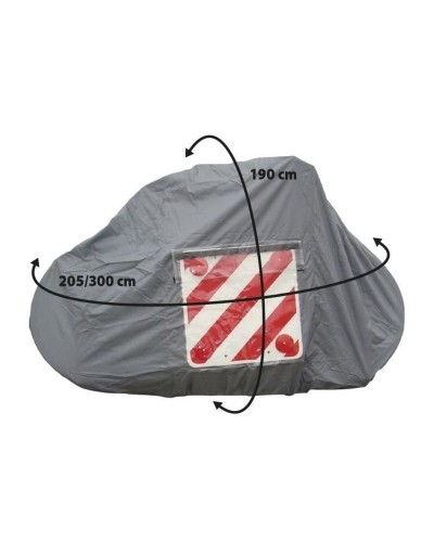 Housse de protection pour les vélos Optima 190 x 300 cm Gris