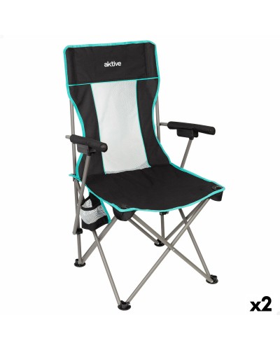 Vouwbare Stoel Aktive 48 X 102 X 48 CM (2 Stuks)