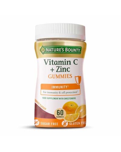 Kosttillskott Nature's Bounty tandkött C-vitamin Zink Orange 60 antal