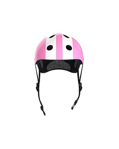 Moltó Casco de Bicicleta Niña Rosa Blanco 48-53cm - Protección y Estilo
