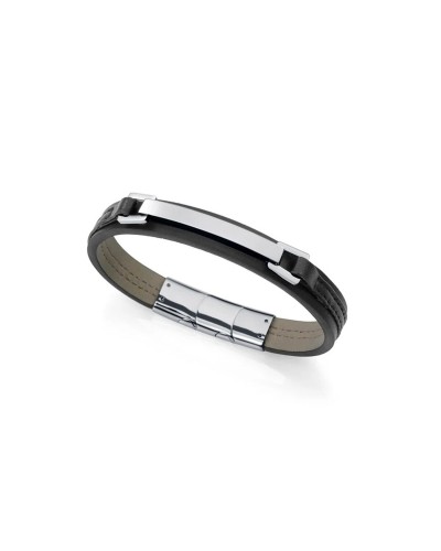 Bracciale Uomo Viceroy 75378P01010 Argento puro 925 Nero