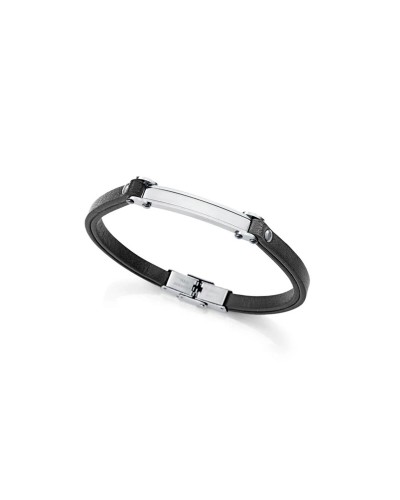 Herrenarmreif Viceroy 75379P01010 Sterlingsilber 925 Schwarz