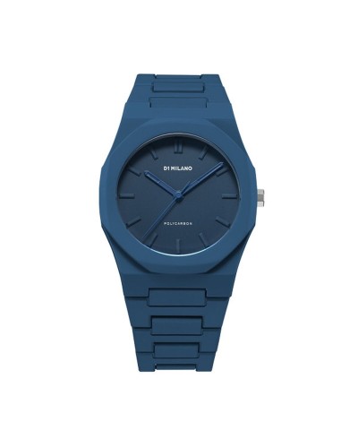 Miesten rannekellot D1 Milano POLYCARBON NAVY BLUE - COLOR BLOCK EDITION (Ø 40,5 mm)