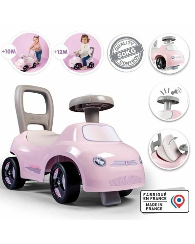 Porteur Smoby Noir Rose 2 en 1