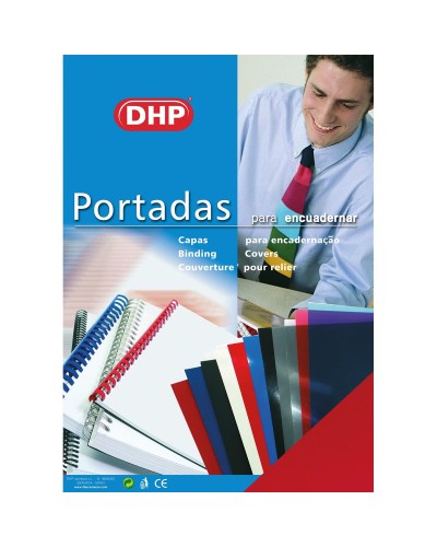 Couvertures de reliure DHP Rouge A4 polypropylène 100 Pièces