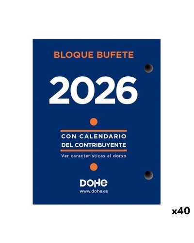 Diary DOHE Bufete 8,5 x 11 cm 2026 (40 Units)