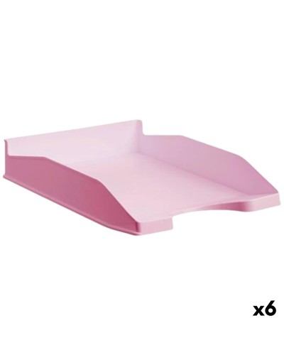 Vassoio Portadocumenti Archivo 2000 ECOGREEN Rosa Riciclabile 34,5 x 25,5 x 6 cm (6 Unità)