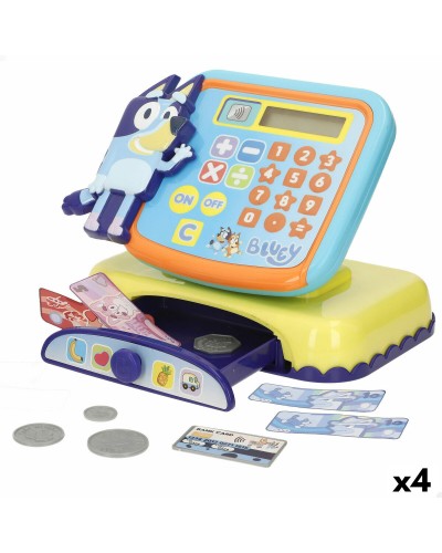 Caisse enregistreuse Jouet Bluey 19 x 15 x 13 cm (4 Unités)