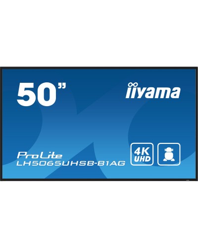 Moniteur Videowall Iiyama MONITOR IIYAMA 50" 4K Ultra HD 50" 49,5"