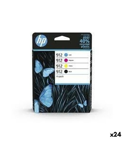 Cartuccia ad Inchiostro Originale HP Giallo Azzurro Nero Magenta (24 Unità)