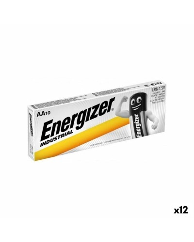 Alkali-Mangan-Batterie Energizer 1,5 V AA LR6 (10 Stücke) (12 Stück)