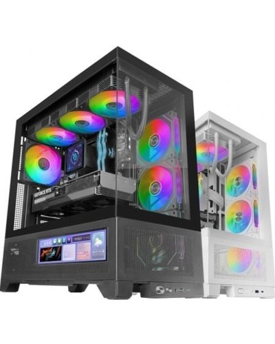 ATX Semi-Tower Gehäuse Mars Gaming MCLCDX Schwarz