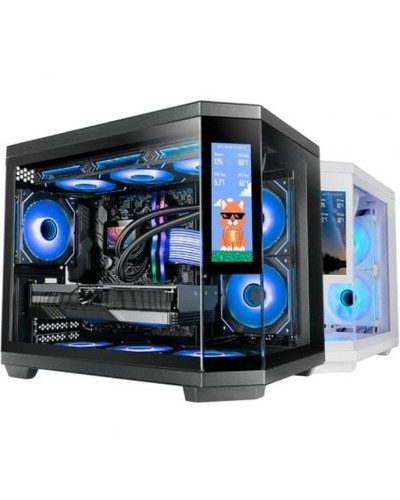 ATX Semi-Tower Gehäuse Mars Gaming MC3TCORELCDM Schwarz