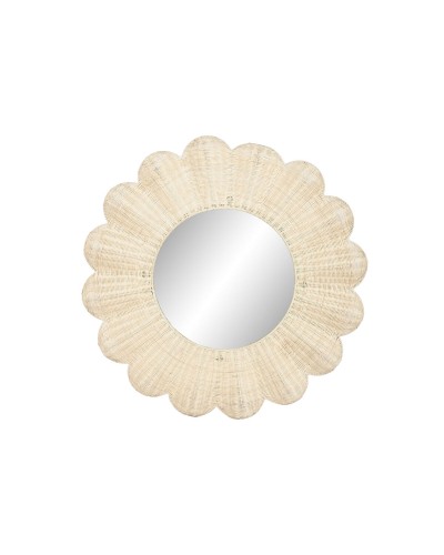 Miroir mural Home ESPRIT Naturel Boho 91 x 6 x 91 cm