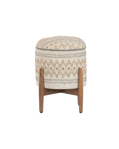 Fußstütze Home ESPRIT Beige Urban 40 x 40 x 52 cm