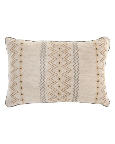 Kissen Home ESPRIT Beige Ikat 60 x 40 x 15 cm