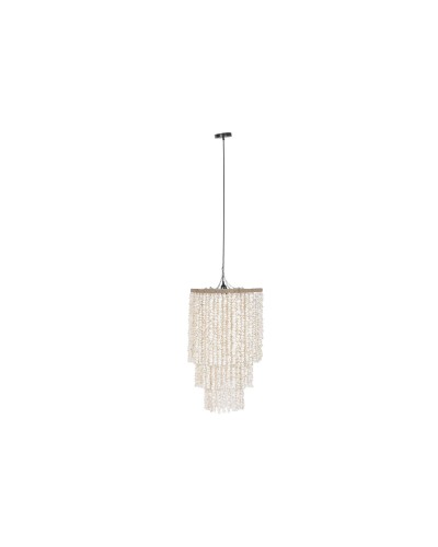 Plafondlamp Home ESPRIT Wit Schelpen 50 W 40 x 40 x 70 cm