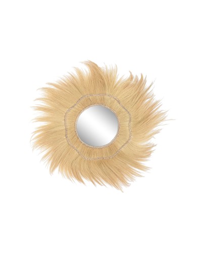 Wall mirror Home ESPRIT Natural Bali 110 X 11 X 110 CM