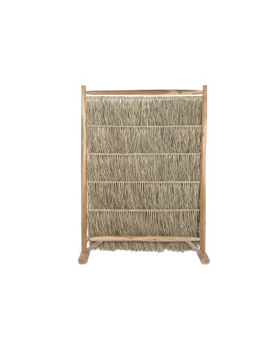 Paravent Home ESPRIT Naturel Teck Fibre 130 X 30 X 180 CM