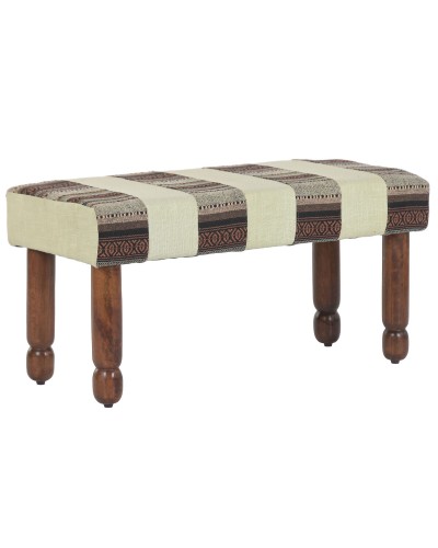 Sittpall Home ESPRIT Multicolour Mangoträ 94 X 38 X 45 CM