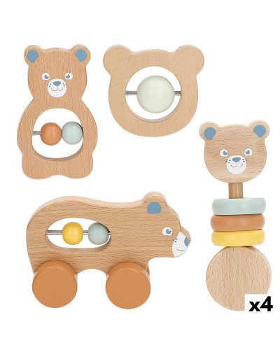 Rassel-Set Woomax 13,5 X 9,5 X 4,5 CM (4 Stück)