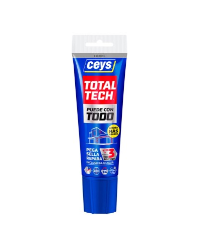 Verzegelaar/kleefstof Ceys total tech Grijs 125 ml