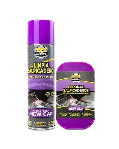 Set de Limpieza ABC Parts ZABC12202 Limpia Salpicaderos Coche Nuevo 170 ml 2 Piezas