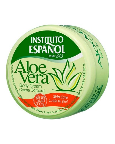 Vochtinbrengende Body Crème Aloe Vera Instituto Español 100320 400 ml (400 ml)