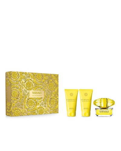 Parfumset voor Dames Versace Yellow Diamond 3 Onderdelen