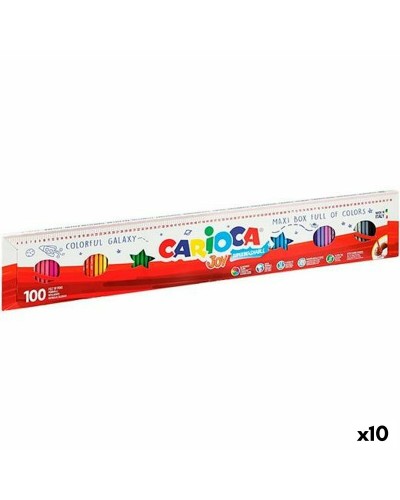 Set di Pennarelli Carioca Joy Colorful Galaxy Multicolore (10 Unità)