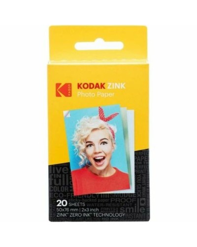 Omedelbar fotografisk film Kodak ZINK Photo Paper 20 Blad