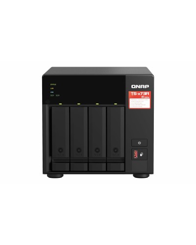 Memorizzazione in Rete NAS Qnap TS-473A-SW5T Nero AMD Ryzen V1500B