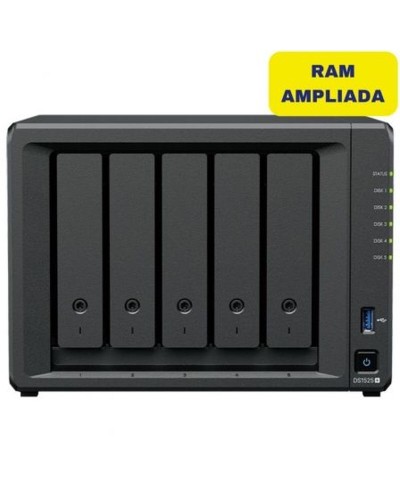 Stockage en Réseau NAS Synology DS1525+/32G Noir AMD Ryzen R1600