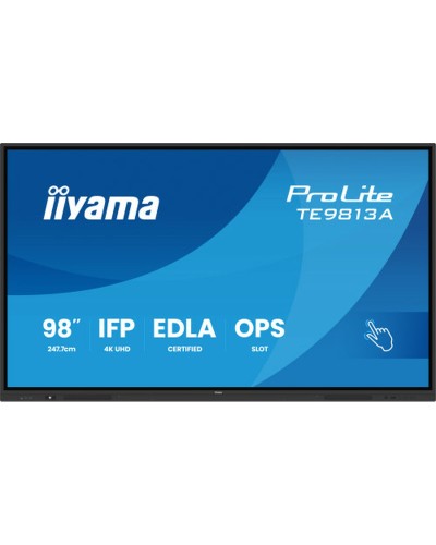 Näyttö Iiyama TE9813A-B1AG 98" 4K Ultra HD LCD