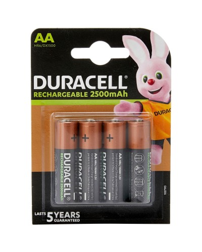 Piles Rechargeables DURACELL HR06 1,5 V