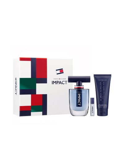 Set de Perfume Hombre Tommy Hilfiger IMPACT 3 Piezas